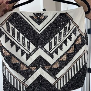 Express sequin mini skirt (M)